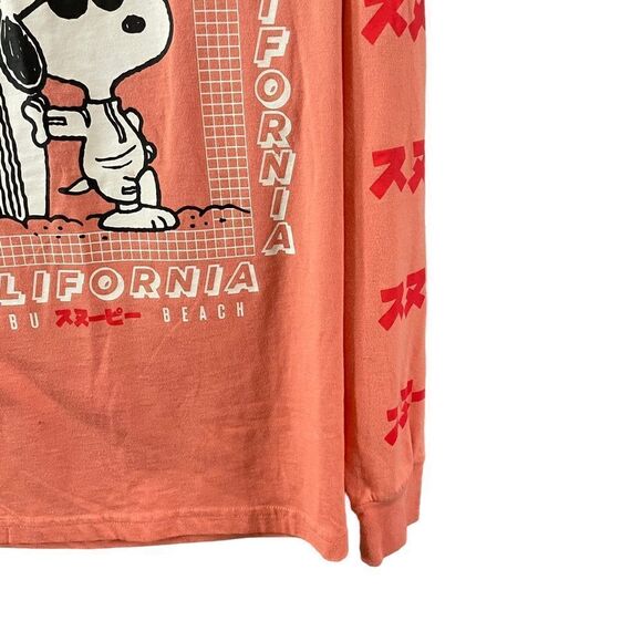 Peanuts California Malibu Beach Long Sleeve Tee Size Small - Picture 4 of 9